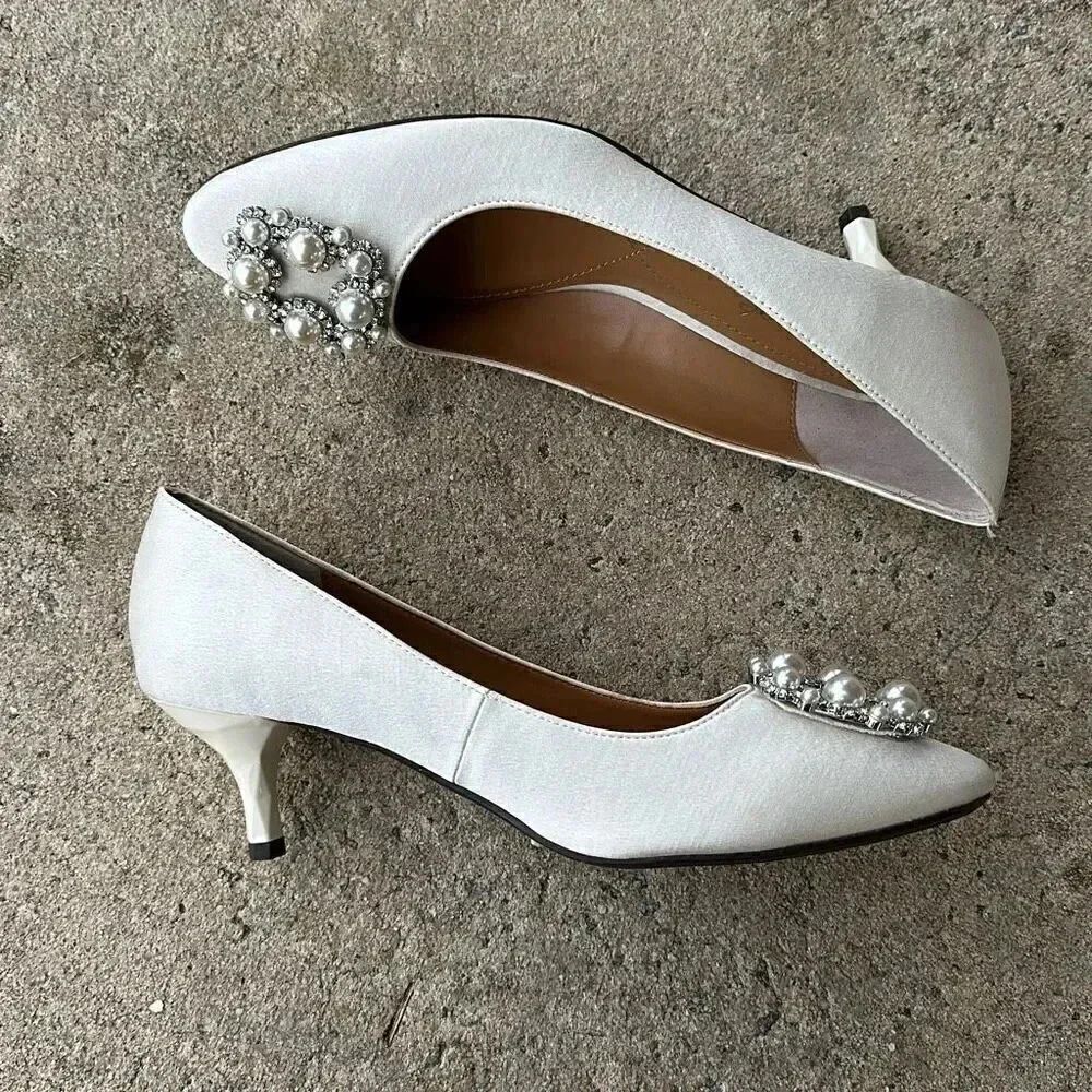 J. Renee Dawsyn Pointed Toe Pump Women’s Size 8.5 - Picture 6 of 14